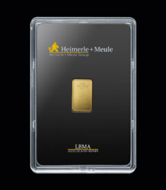 2.5g Goldbarren 999.9 Feingold – Heimerle + Meule | Sicher online kaufen