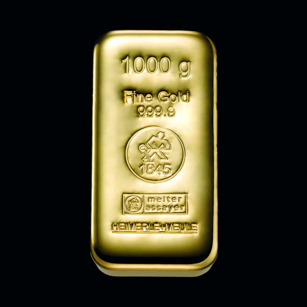 Gussbarren_gold_1000g_web Gussbarren Gold 1000g Web - 1000 g Goldbarren (gegossen)
