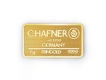 1g Rendering - 1g Goldbarren 999.9 Feingold geprägt – LBMA zertifiziert - C.Hafner