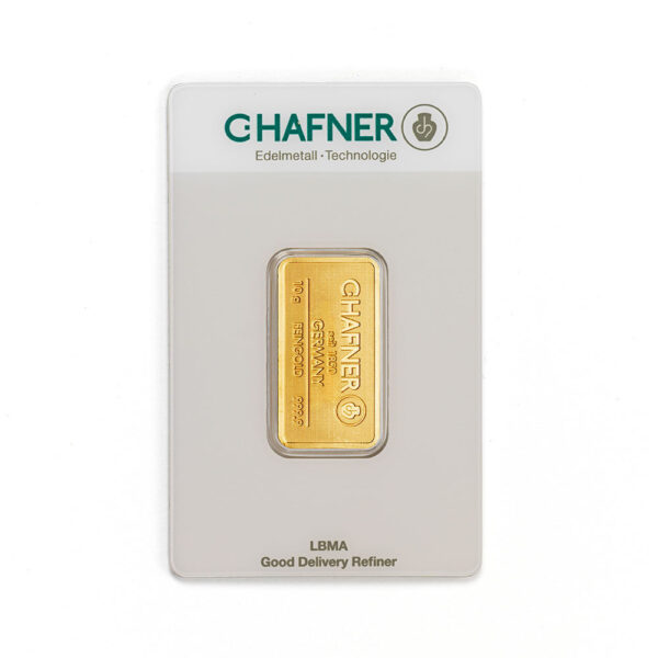 10g Goldbarren 999.9 Feingold – C.Hafner | Sicher online kaufen