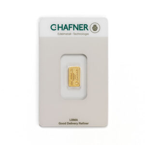 1g Goldbarren 999.9 Feingold – C.Hafner