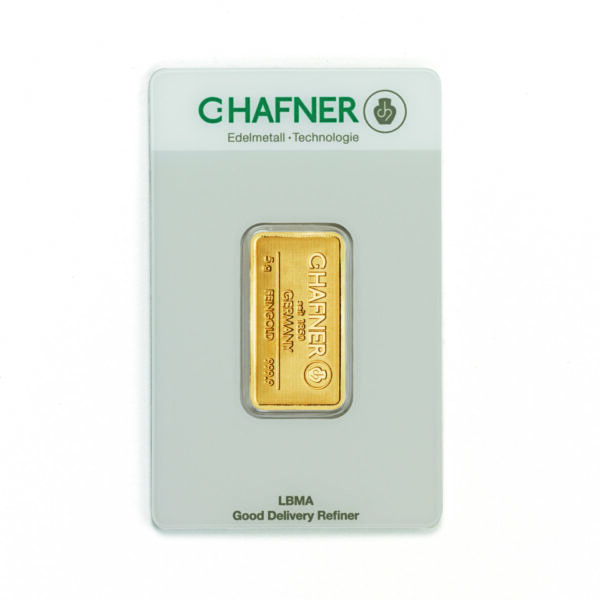 5g Goldbarren 999.9 Feingold – C.Hafner | Sicher online kaufen