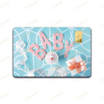 Geschenkkarte Zur Geburt Baby (1) 1g Goldbarren (999.9 Feingold)