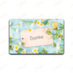 Geschenkkarte Danke (1) 1g Goldbarren (999.9 Feingold)