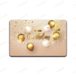 Geschenkkarte Geburtstag (1) 1g Goldbarren (999.9 Feingold)