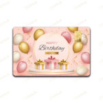 Geschenkkarte Geburtstag (2) 1g Goldbarren (999.9 Feingold)