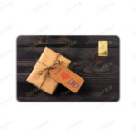 Geschenkkarte Vater Tag (1) 1g Goldbarren (999.9 Feingold)