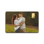 Geschenkkarte mit Foto & Wunschtext Selbst Gestalten + 1g Feingold (999.9)